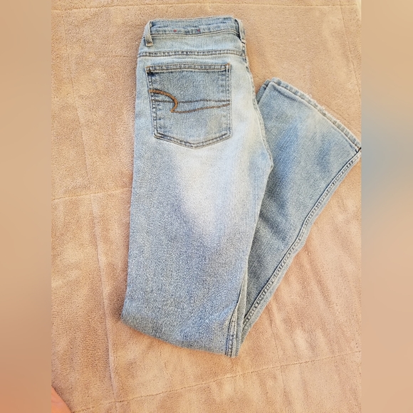 Vintage American Eagle Lightwash Bootcut Jeans Women's Size 6L - Picture 2 of 12